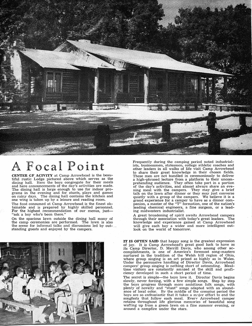 Camp Arrowhead Brochure Page 9